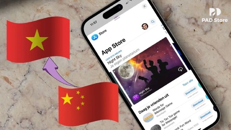 Cách đổi vùng iPhone đơn giản tại nhà – PAD Store hướng dẫn từng bước