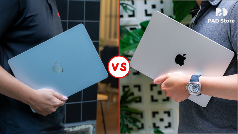 Một số đặc điểm khác biệt giữa MacBook Air và Pro