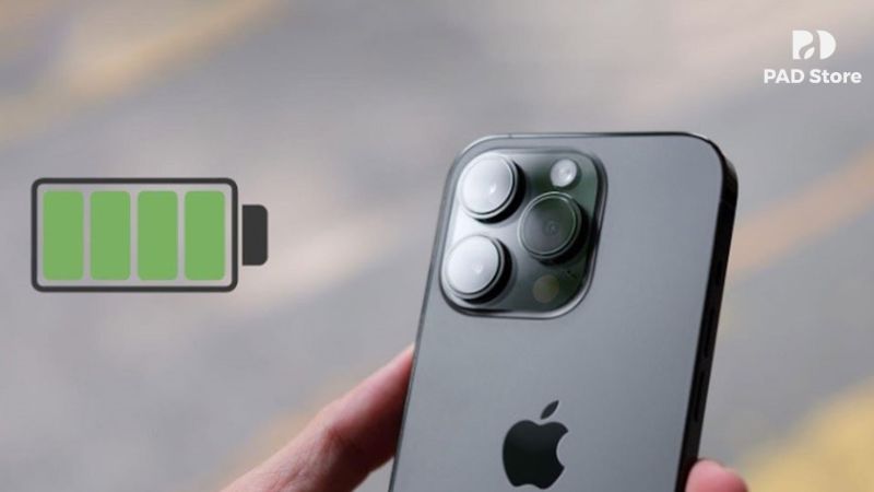 Pin iPhone 16 Pro Max chính hãng dùng được bao lâu? Giải đáp chi tiết tại PAD Store