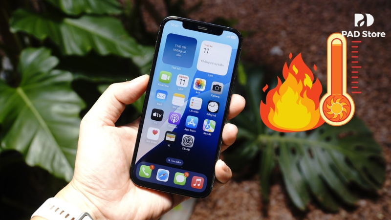 Pin chính hãng hạn chế tối đa việc nóng lên bất thường khi xử lý các tác vụ nặng