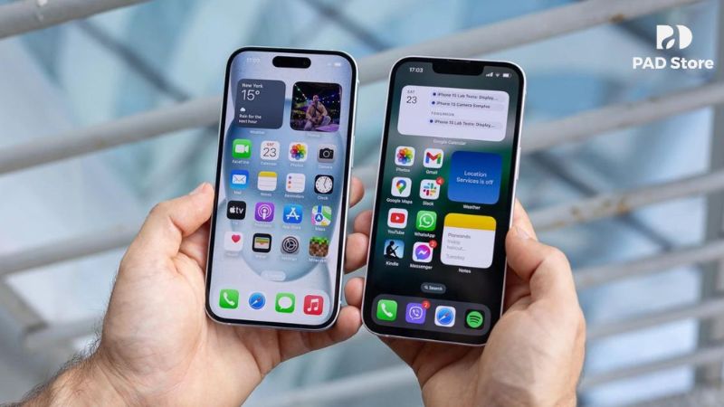 Apple đã thay đổi hoàn toàn diện mạo của dòng máy tiêu chuẩn bằng việc loại bỏ phần tai thỏ truyền thống