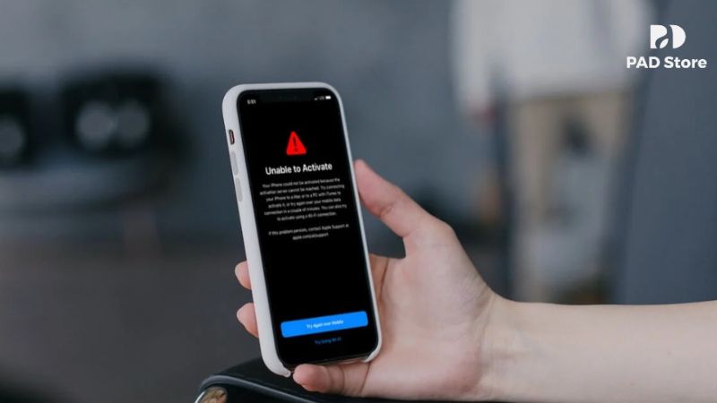 "Không thể kích hoạt iPhone" là thông báo phổ biến nhất, xuất hiện khi máy không liên lạc được với máy chủ Apple vì bất kỳ lý do gì