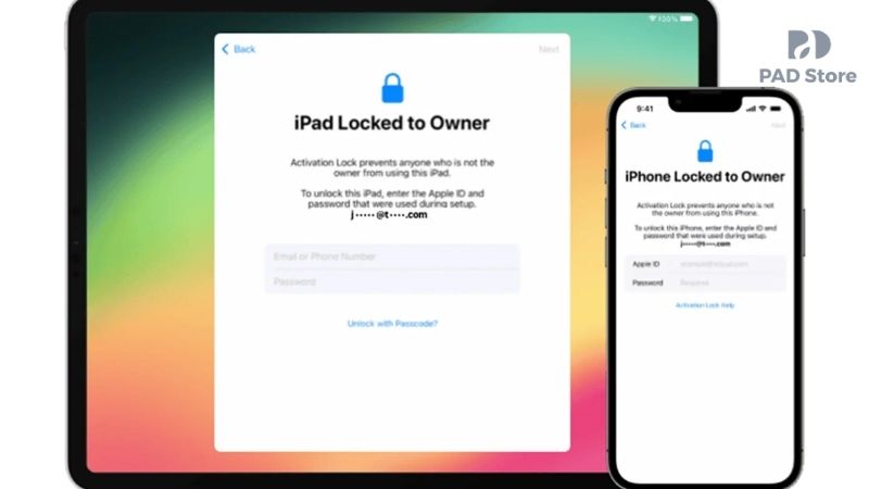 iPad dính iCloud là thiết bị đang bị khóa kích hoạt bởi tính năng Activation Lock của Apple
