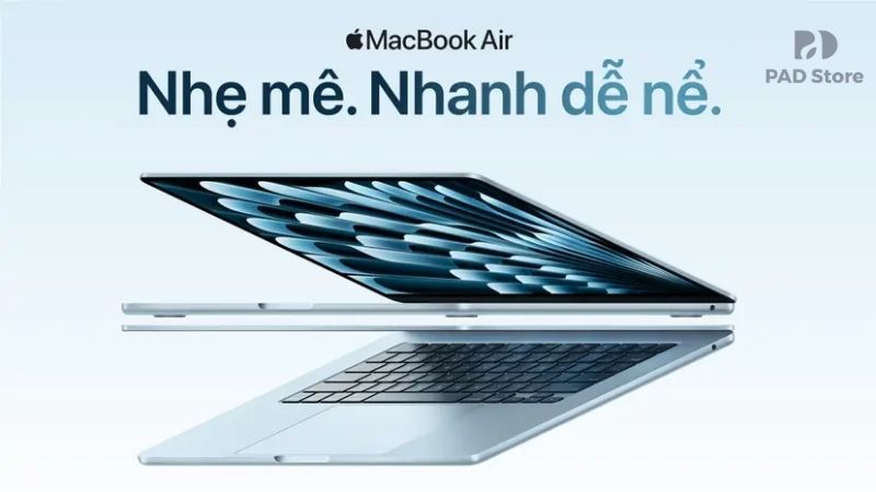 MacBook Air là dòng laptop mỏng nhẹ của Apple, được thiết kế hướng đến đối tượng người dùng phổ thông